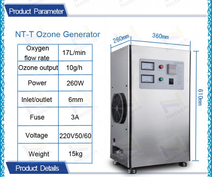 Der Ozon-GeneratorWasserbehandlung 220V der Luftkühlungsreinen luft industrielle Ozon-Ausrüstung