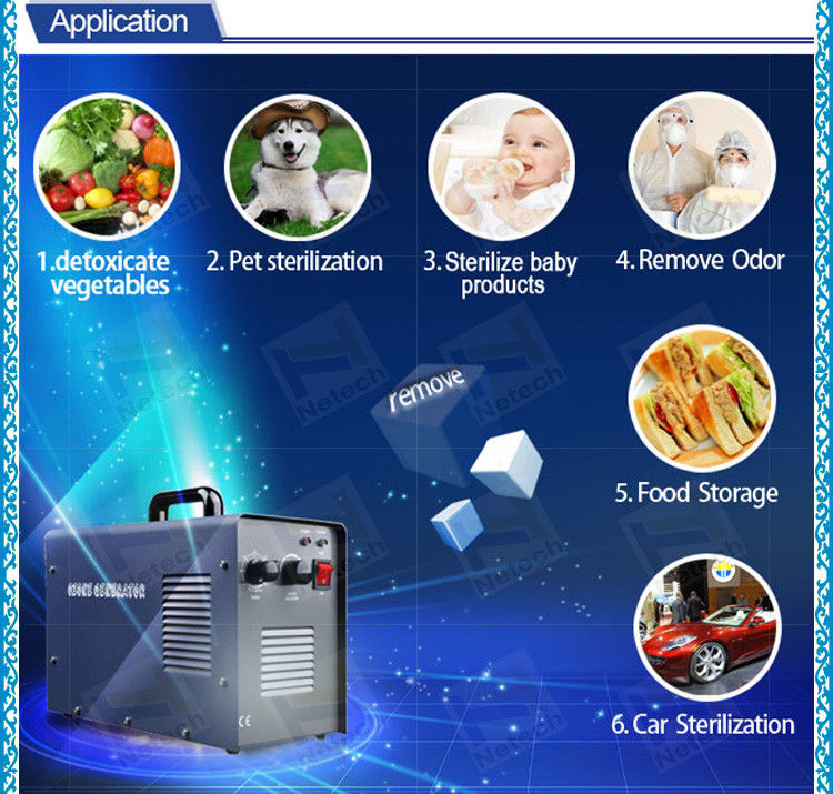 Domestic  Air Cooling Commercial Ozone Generator , high concentration ozone generator