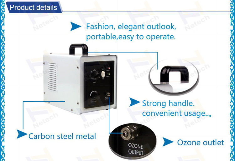 Fresh Sea Food clean Portable Ozone Machine Corona With Ceramic Tube